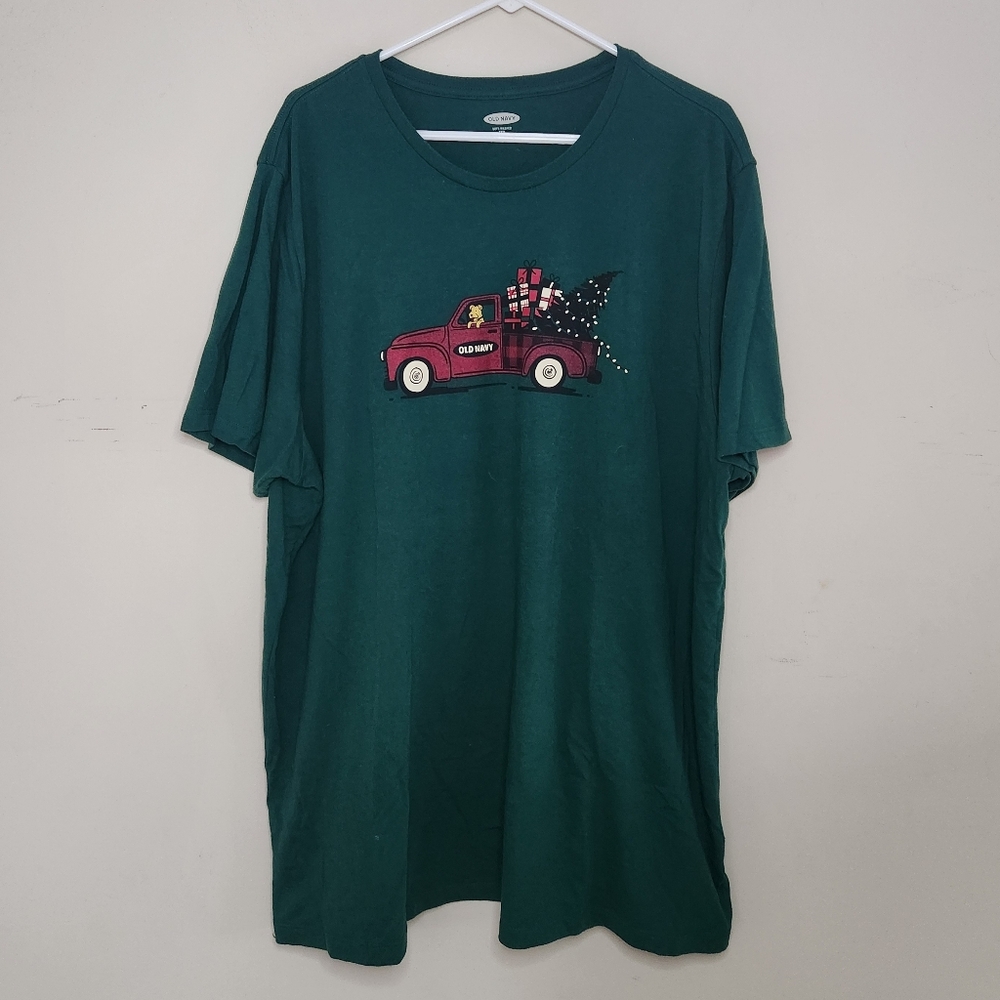 Old Navy Soft Wash Holiday /Christmas T-Shirt Sz XXL
